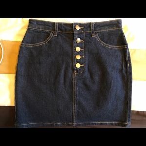 Denim Skirt (size small)